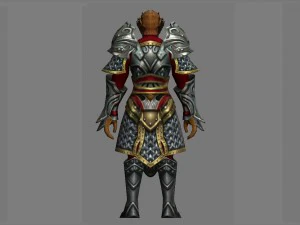 heavy armor set - monkey 07 3D Model