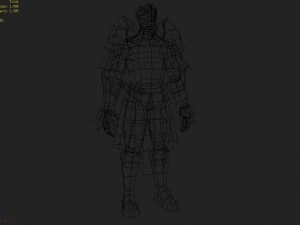 heavy armor set - monkey 07 3D Model