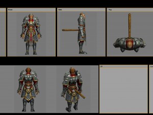 heavy armor set - monkey 07 3D Model