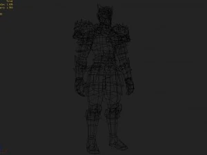 conjunto de armadura pesada - macaco 08 Modelo 3D