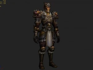 conjunto de armadura pesada - macaco 08 Modelo 3D