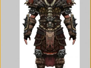 heavy armor set - monkey 10 3D Model