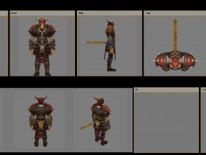 heavy armor set - monkey 10 3D Model