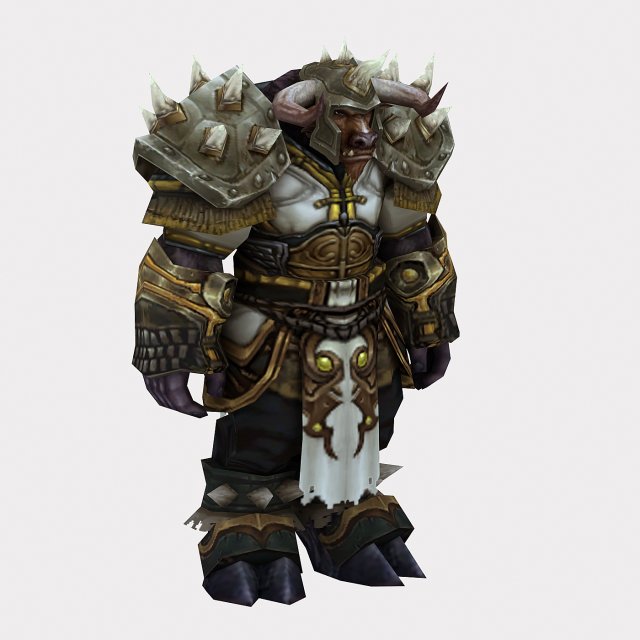 heavy armor set - cowman 01 3D 模型 .c4d .max .obj .3ds .fbx .stl .blend 
