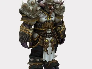 conjunto de armadura pesada - cowman 01 Modelo 3D