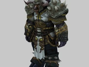 heavy armor set - cowman 01 3D Model