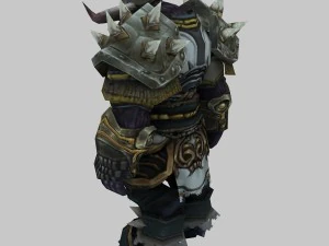 heavy armor set - cowman 01 3D Model