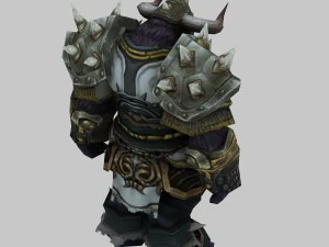 heavy armor set - cowman 01 3D Model