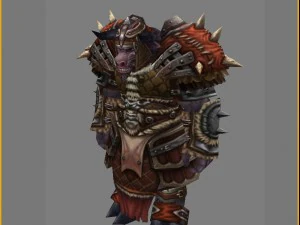 conjunto de armadura pesada - cowman 02 Modelo 3D