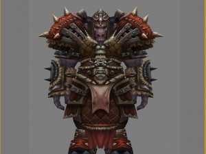 heavy armor set - cowman 02 Modelo 3D