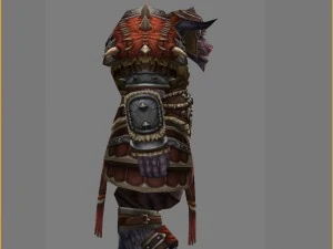 heavy armor set - cowman 02 3D Model