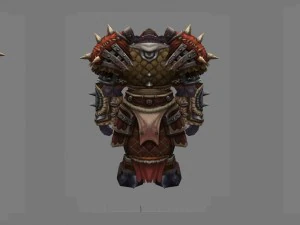 heavy armor set - cowman 02 3D Model