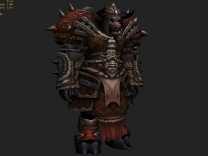 heavy armor set - cowman 02 Modelo 3D
