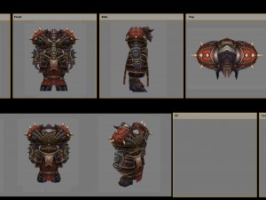 heavy armor set - cowman 02 Modelo 3D