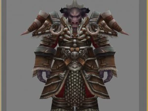 heavy armor set - cowman 03 3D Model