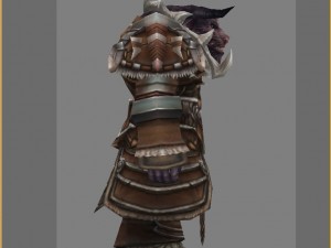 heavy armor set - cowman 03 3D Model