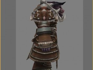heavy armor set - cowman 03 3D Model