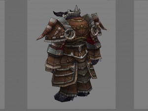 heavy armor set - cowman 03 3D Model