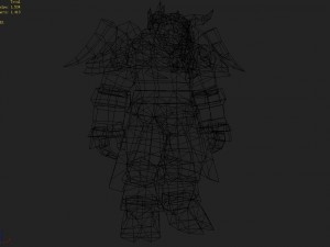 heavy armor set - cowman 03 3D Model