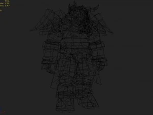heavy armor set - cowman 03 3D Model