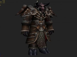 heavy armor set - cowman 03 3D Model
