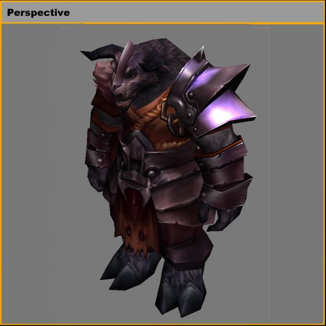 heavy armor set - cowman 04 3D Model .c4d .max .obj .3ds .fbx .stl .blend 