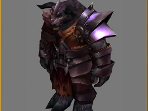 conjunto de armadura pesada - cowman 04 Modelo 3D