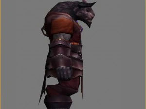 heavy armor set - cowman 04 3D Model
