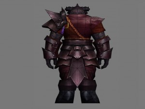 heavy armor set - cowman 04 3D Model