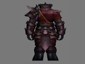 heavy armor set - cowman 04 3D Model