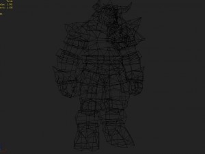 heavy armor set - cowman 04 3D Model