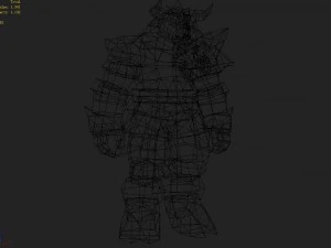 heavy armor set - cowman 04 3D Model