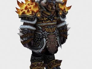 heavy armor set - cowman 05 3D Model