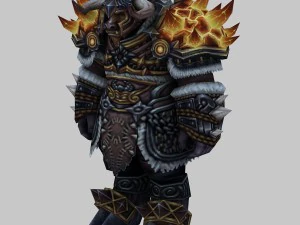 heavy armor set - cowman 05 3D Model