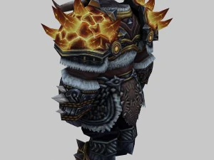 heavy armor set - cowman 05 3D Model