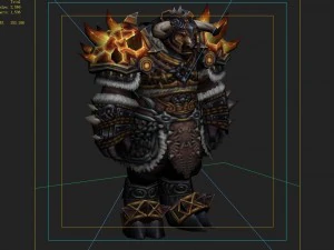 heavy armor set - cowman 05 3D Model