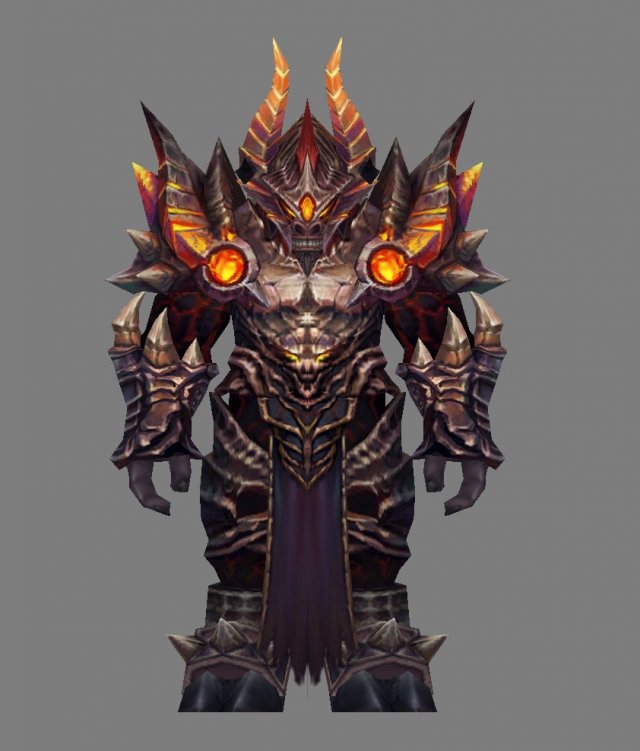 heavy armor set - cowman 06 Model 3D .c4d .max .obj .3ds .fbx .stl .blend 