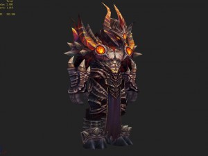 heavy armor set - cowman 06 Model 3D