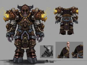 conjunto de armadura pesada - vaca 07 Modelo 3D