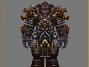 heavy armor set - cow 07 Model 3D