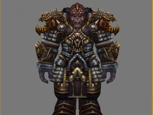 heavy armor set - cow 07 3D Model