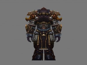 heavy armor set - cow 07 Model 3D