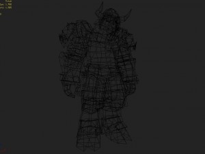 heavy armor set - cow 07 Model 3D