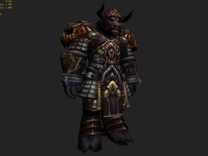 heavy armor set - cow 07 Model 3D