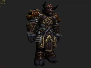 heavy armor set - cow 07 3D Model