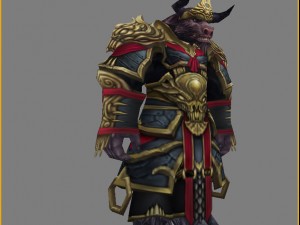 heavy armor set - cow 08 3D Model