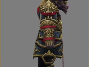 heavy armor set - cow 08 3D Model