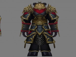 heavy armor set - cow 08 3D Model