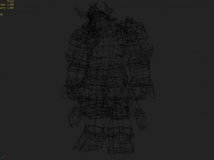 heavy armor set - cow 08 3D Model