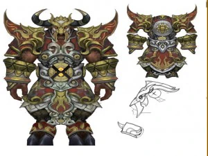 heavy armor set - cowman 09 3D Model